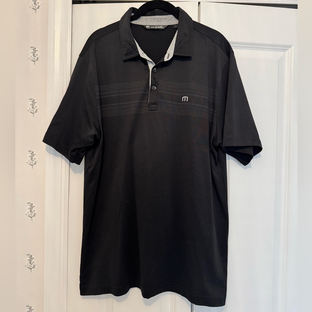 Travis Mathew Mens Golf Polo Shirt Size Large
